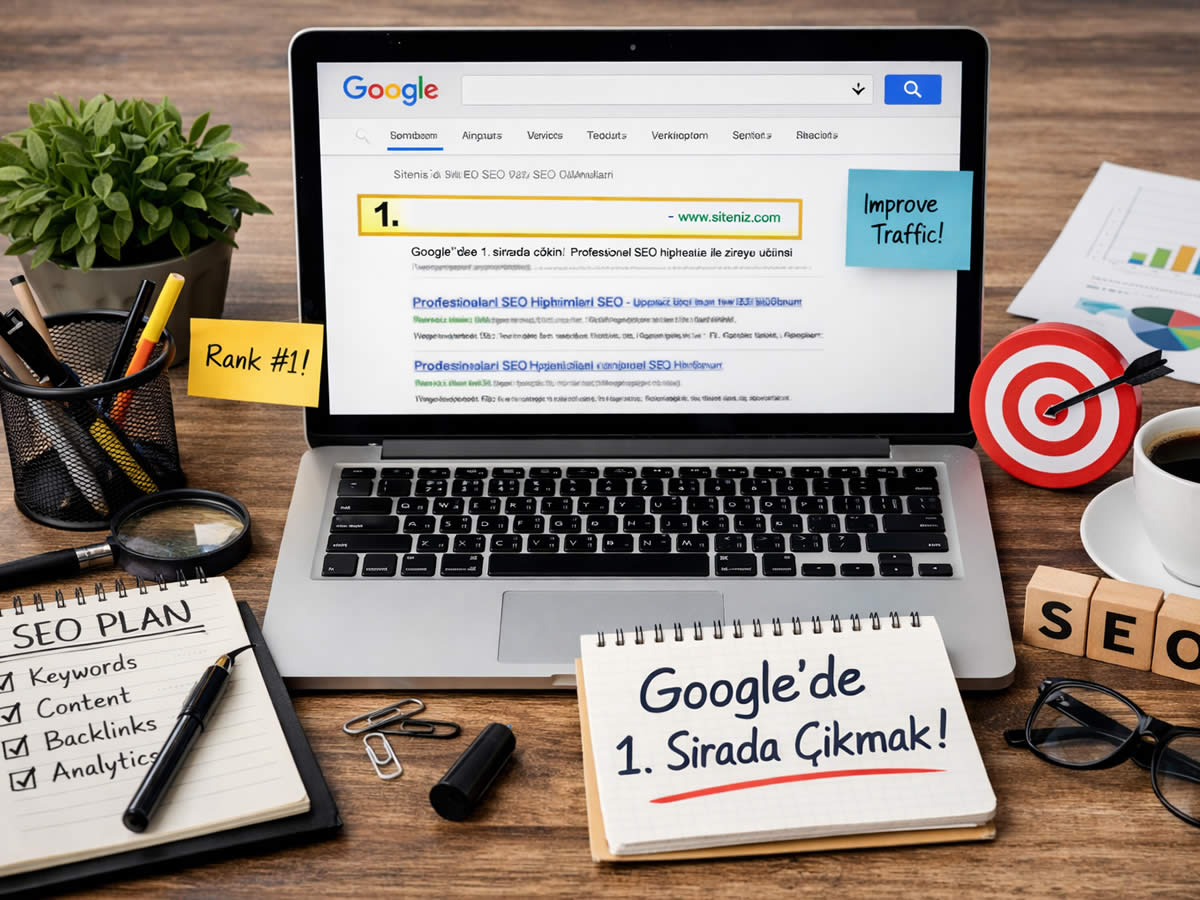 Googlede 1.Sırada Çıkmak İçin Seo Uygulayın